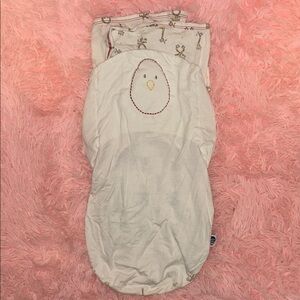 White Weighted Baby Swaddle Blanket